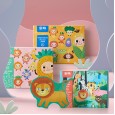Wooden children's education flat map big wooden puzzle baby toddler early education toy boy girl 2-4 years old