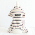 Petstyle spring and summer new colorful cotton striped leggings cotton four-legged pajamas dog clothes