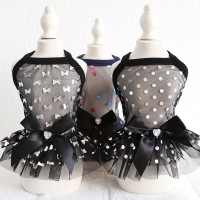 Petstyle spring and summer new perspective mesh gauze skirt sexy dress dog clothes cat skirt