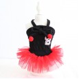 Petstyle spring and summer new color ball bow suspender skirt cute pettiskirt dog clothes cat