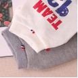 Petstyle pet dog bottoming shirt autumn new 92 letter sports knitted teddy bear