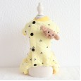 Petstyle autumn and winter new cute dog warm cotton pajamas pet clothes dog clothing