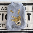 Petstyle autumn and winter dog clothes popcorn fries sweater pet clothes dog clothes cat clothes