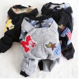Limited bright autumn and winter new camouflage badge four-legged clothes pet clothes dog clothing