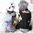 Limited bright autumn and winter new camouflage badge four-legged clothes pet clothes dog clothing
