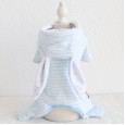 Petstyle autumn and winter new soft cute rabbit four-legged clothes pet clothes dog clothing