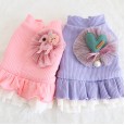 Petstyle autumn and winter new sweet candy pit skirt pet clothes dog clothing