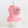 Petstyle autumn and winter new sweet candy pit skirt pet clothes dog clothing