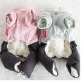 Petstyle autumn and winter new big bear head four-legged clothes pet clothes dog clothing