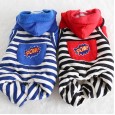 Petstyle autumn and winter new POW striped four-legged clothes pet clothes dog clothing