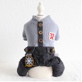 Petstyle autumn and winter new 32 wooden buckle four-legged clothes pet clothes dog clothing