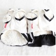 Petstyle autumn and winter new black and white student couple clothes pet clothes dog clothing