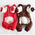 Petstyle autumn and winter new Christmas elk hooded four-legged clothes pet clothes dog clothing
