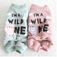 Petstyle autumn and winter new bear letters four-legged clothes pet clothes dog clothing