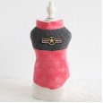 Petstyle autumn and winter new velvet patchwork star vest pet clothes dog clothing