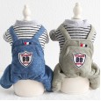 Petstyle autumn and winter new warm cotton embossed four-legged clothes pet clothes dog clothing