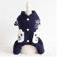 Petstyle autumn and winter new bear double pocket four-legged clothes pet clothes dog clothing