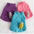Petstyle autumn and winter new star dark grain vest couple clothes pet clothes dog clothing