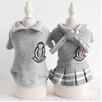 Petstyle autumn and winter new FAFA college couples pet clothes dog clothes