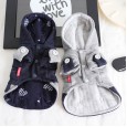 Petstyle autumn and winter imitation wooden button coat pet clothes dog clothing slim hoodie gown