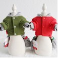 petstyle autumn and winter cactus retro four-legged pet dog thick warm cotton one-piece 4-legged