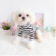 Petstyle autumn and winter new striped home service home service pet clothes dog clothes couple clothes