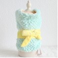 Autumn and winter clothing four-color pineapple section with cotton padded thick warm pet clothes dog clothing