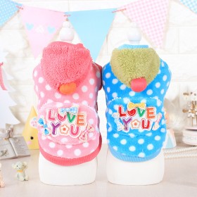 Petstyle Bow Candy Hoodie 14CF26 Teddy Dog Clothes