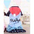 New collection pet clothes autumn and winter Petstyle star sequins four-leg skirt pet dog supplies clothing