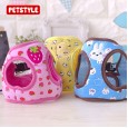 Petstyle Full Print Cartoon Chest Strap Dog Protective Leash Cord Vest Chest Cat
