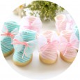 Petstyle New Fresh Bow Stripe Shoes Tendon Sole Shoes Pet Shoes Dog Shoes