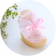Petstyle New Fresh Bow Stripe Shoes Tendon Sole Shoes Pet Shoes Dog Shoes