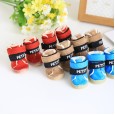 Pet shoes hit color dog snow boots Teddy VIP snow boots cotton shoes warmer than bear shoes winter