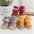 Petstyle spring and autumn style beef tendon cotton and linen breathable shoes non-slip wear-resistant shoes pet shoes beef tendon bottom dog shoes