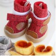 Petstyle spring and autumn style beef tendon cotton and linen breathable shoes non-slip wear-resistant shoes pet shoes beef tendon bottom dog shoes