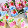 Petstyle spring and summer fruit striped shoes non-slip wear-resistant shoes pet shoes dog shoes