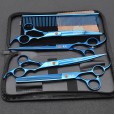 8.0 Inch Set Colorful 4 Pet Scissors Trimming Scissors Custom Straight Cut Curved Scissors Scissors Pet Trimming Set
