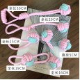 Dog toy Teddy Teddy Bear Fadou Kouki Molar bite-resistant two-color braided knot interactive training