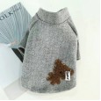 Teddy clothes autumn and winter woolen coat pet dog clothing cat clothes Pomeranian bear Yorkshire clothes