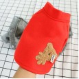 Teddy clothes autumn and winter woolen coat pet dog clothing cat clothes Pomeranian bear Yorkshire clothes