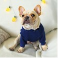 Law fighting dog clothes autumn and winter clothes thin section Pagoda English fighting dog fat dog pet clothing Corgi small and medium round neck shirt