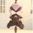 Pet clothes autumn and winter new teddy bear bear puppies cat little fairy bloomers bow cute suspenders