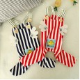 Pet dog cat autumn new dog clothes little flying chicken suspenders pants wings teddy bear