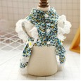 Pet spring skirt west highland bomei bixiong summer pastoral style lace dress puppies dog clothes