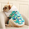 Dog autumn and winter clothing law Dou Schnauzer Corgi pet plus velvet warm winter Teddy clothes hooded sweater