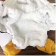 Dogs and cats clothes accessories Teddy four-legged clothes Bomei thickened chocolate small dog puppies autumn and winter clothing padded jacket