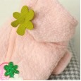 Pet dog clothes candy strawberry cashmere skirt thick teddy bear autumn and winter new warm cute dog clothes