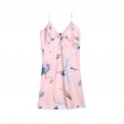 Yao Ting explosive silk sexy pajamas ladies summer lace sexy suspenders night skirt home service DQ1138
