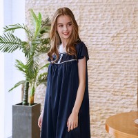 Yaoting explosion silk loose nightdress ladies summer comfortable pajamas home service SQ858