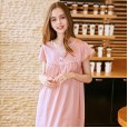 Yaoting explosion silk loose nightdress ladies summer comfortable pajamas home service SQ858